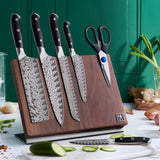 Henckels Compass Damascus 7-Piece Knife Set with Easel Block