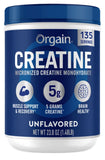Orgain Micronized Creatine Monohydrate Powder – 1.48lbs, Unflavored
