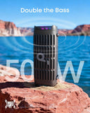 Soundcore Boom 3i Outdoor Bluetooth Speaker – Floating Waterproof Portable Speaker with 50W BassUp™ Sound & 16H Battery