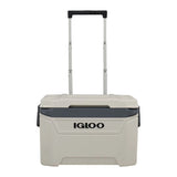 Igloo Sunset 60 Qt Roll Cooler, Wheel Ice Chest Box 94 Can Camping Fishing Party