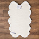 Mon Chateau Faux Fur Rug - 24" × 39" Mini Quad Faux Fur Ultra Soft Accent Rug