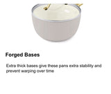 GreenPan Reserve Ceramic Nonstick 5-Piece Cookware Set with Gold Handles