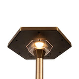 VOLT Premium Solid Brass Solar LED Pathway Lights, 2-Pack 40 LM Landscape Light