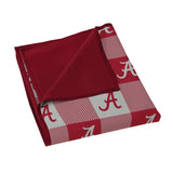 NCAA Outdoor Blanket with Carry Strap, 60" x 70", Weather-Resistant Plaid Team