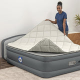 Sealy 18" Queen Air Mattress - AlwayzAire Tough Guard Quilted Topper Air Bed