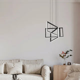 Feit Electric 3-Rectangle Chandelier Integrated Leds Hanging Lighting Fixture