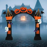 9.75 FT Halloween Arch Inflatable with 1,730 LED Lights – Giant Outdoor Halloween Decoration