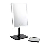GloTech Calypso Adjustable LED Rechargeable Mirror with 7x Magnifier 3 Light Modes