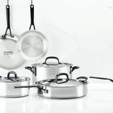 KitchenAid 5-ply Clad Stainless Steel Cookware Set, 11-piece