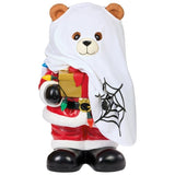 23.6" 2-in-1 Holiday Bear Greeter, Halloween Ghost & Santa LED Light Figurine