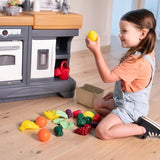 Step2 Garden Fresh Kitchen w/ Lights & Sounds, Kids Pretend Play Realistic, Gift