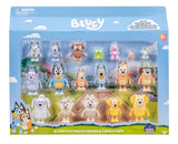 Bluey Ultimate Friends & Family Mini Figures – 14 Characters Plus 4 Toy Figures, 2.5–3"