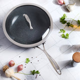 Henckels Capri Ceramic Non-Stick 11-Inch Perfect Pan with Glass Lid Italian-made