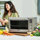 Cosori 30L Smart Ceramic Toaster Oven, 12-in-1 Air Fryer Combo with Rotisserie