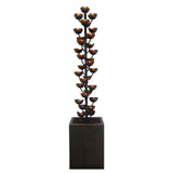 GHP Group 65" Bond Bloomington Cascading Cup Fountain, 31 Cascading Cups Creat Waterfall