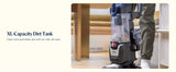 BISSELL CleanView Max Lift-Off Deluxe Upright Vacuum, HEPA Filtration Brush Roll