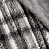 Life Comfort 60"x70" Ultimate Textured Throw, Reversible Ribbed Plush & Faux Fur