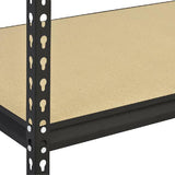 5 Shelf Heavy Duty Metal Muscle Rack Garage Shelving Storage 48"W x 24"D x 72"H