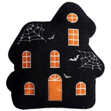 Brentwood Originals Halloween Decorative Pillow, Haunted House or Black Cat