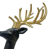 Member's Mark 2-Piece 48" Large Carved Deer Statues with Bronze-Look Finish