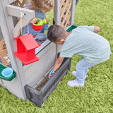 KidKraft Wooden Kids Greenhouse Play House with Pretend Play Accessories