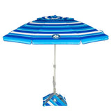 Tommy Bahama 7.5ft Beach Umbrella AnchorX UPF 50+ Tilt Wind Vent with Carry Bag