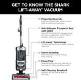 Shark UV730 Navigator Lift-Away Upright Vacuum, PowerFins HairPro Self-Cleaning