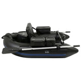 Kino Outdoor Kai Inflatable Belly Boat Bundle – Fishing Float Tube Set w/ Storage