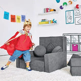 Yourigami Kids Convertible Play Fort Modular Foam Cushions