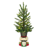 Member’s Mark 36" Pre-Lit Nostalgic Christmas Topiary with Nutcracker & 50 Warm White LED Lights