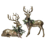 Member’s 2-Piece Mark Holiday Deer Décor Set with Greenery Wreaths