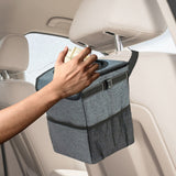 Eurow Automotive Trash Bin Set, 2-Pack Car Auto Accessories, Leak Proof Liner