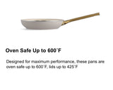 GreenPan Reserve Ceramic Nonstick 5-Piece Cookware Set with Gold Handles