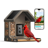 Birdfy Smart Metal Bird Feeder with 1080p AI Camera, Built-In Solar Panel & 9000 mAh Battery