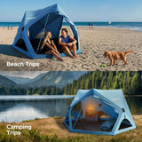 Acacia 9' x 9' Instant Beach Tent Sun Shelter – UPF 50+ Pop-Up Canopy for Beach, Camping & Outdoor Shade