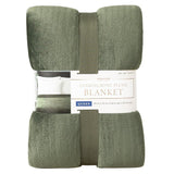 Berkshire Herringbone Plush VelvetLoft Blanket, 100% Recycled Polyester, 350 GSM