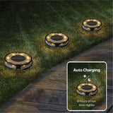 Member’s Mark Stainless Steel Solar Disc Lights with Color-Changing LEDs, 5-Pack, 30 Lumens,