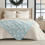 Evergrace Holiday Chenille Knit Throw Blanket – 60" × 70" Knit Holiday Gift