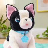 FurReal 15" Train and Play Frenchie Interactive Plush Dog with Voice Accessories