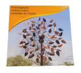 Stylecraft 83" H Leaf Wind Spinner, Three-Prong Stake Anchors Wind Spinner