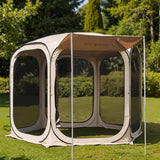 ACACIA Space 11'x11' Pop-Up Screen House Tent with Shade Shelter Camping Gazebo