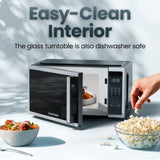 Chefman 0.7 cu. ft. 700 W Countertop Microwave Oven with 10 Power Levels