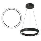 Atomi Aureus Smart Chandelier, 19" Aluminum Housing Color Changing Hue LED Light