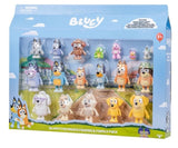 Bluey Ultimate Friends & Family Mini Figures – 14 Characters Plus 4 Toy Figures, 2.5–3"