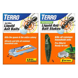 TERRO Liquid Ant 12 Baits & 8 Stakes for Indoor & Outdoor Ant Control Ant Killer
