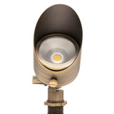 VOLT Flux Mini Integrated LED Brass Spotlight – Low Voltage Integrated LED Landscape Uplight