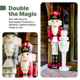 Step2 6 ft. Paintable White Nutcracker Prince Outdoor Christmas Yard Statue