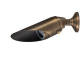 VOLT Top Dog Scotty Brass Downlight – Low Voltage LED Landscape Downlight