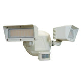VOLT 120V Twin Head Rectangular Security Light with Motion Sensor – LED Outdoor Flood Light