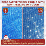 VEIKOUS 3-Pc 36" Pre-Lit Pop-Up Christmas Ornament Set with 90 LEDs